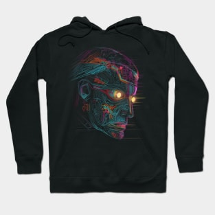 Techno Future - Cyberpunk Dystopia Hoodie